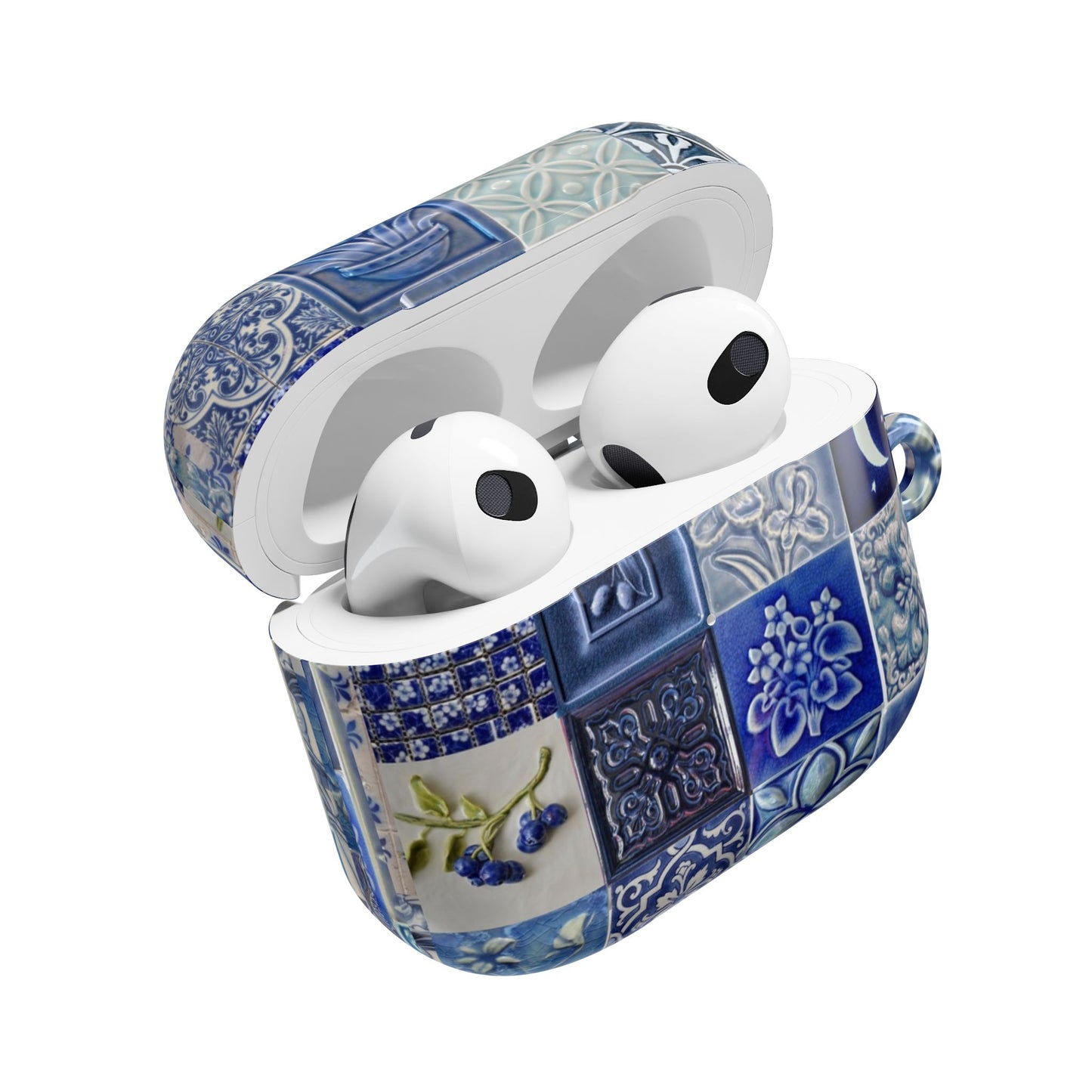 Midnight Mosaic Tiles AirPod Case