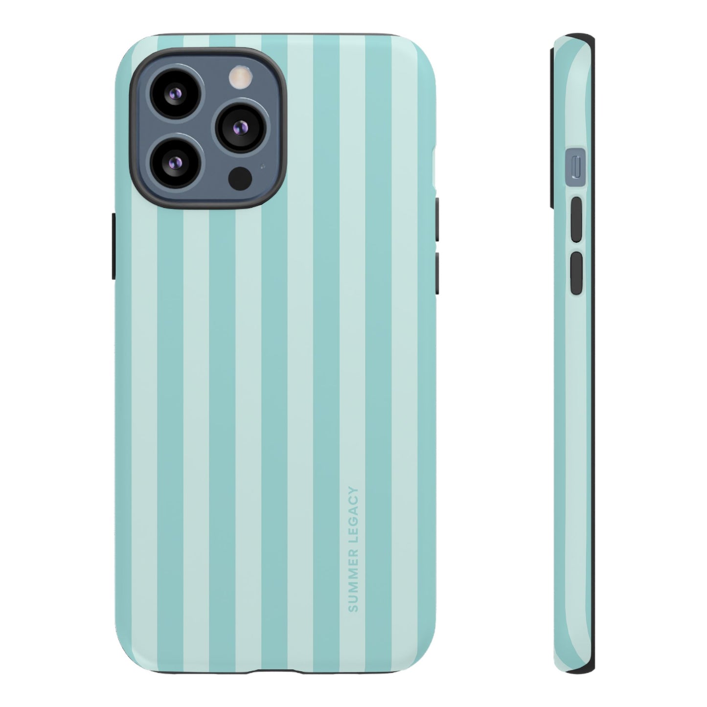 Teal Stripe iPhone Case