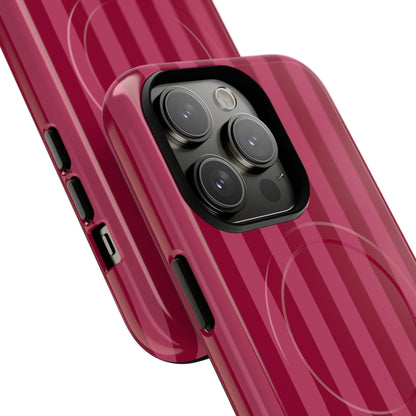 Berry Stripe MagSafe Case