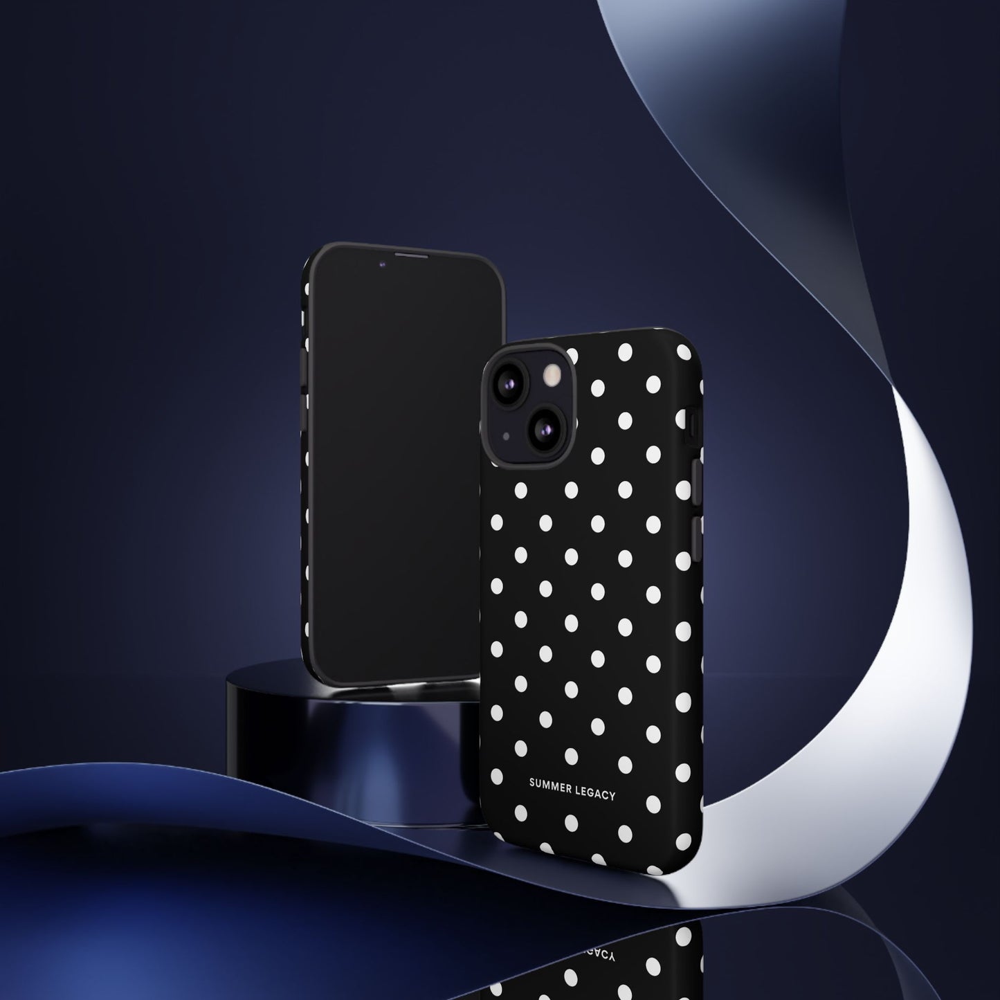 Ebony Polka Dot iPhone Case