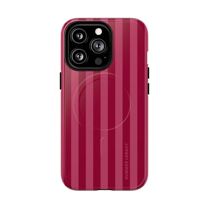 Berry Stripe MagSafe Case