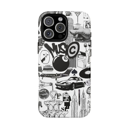 Black and White MagSafe Case
