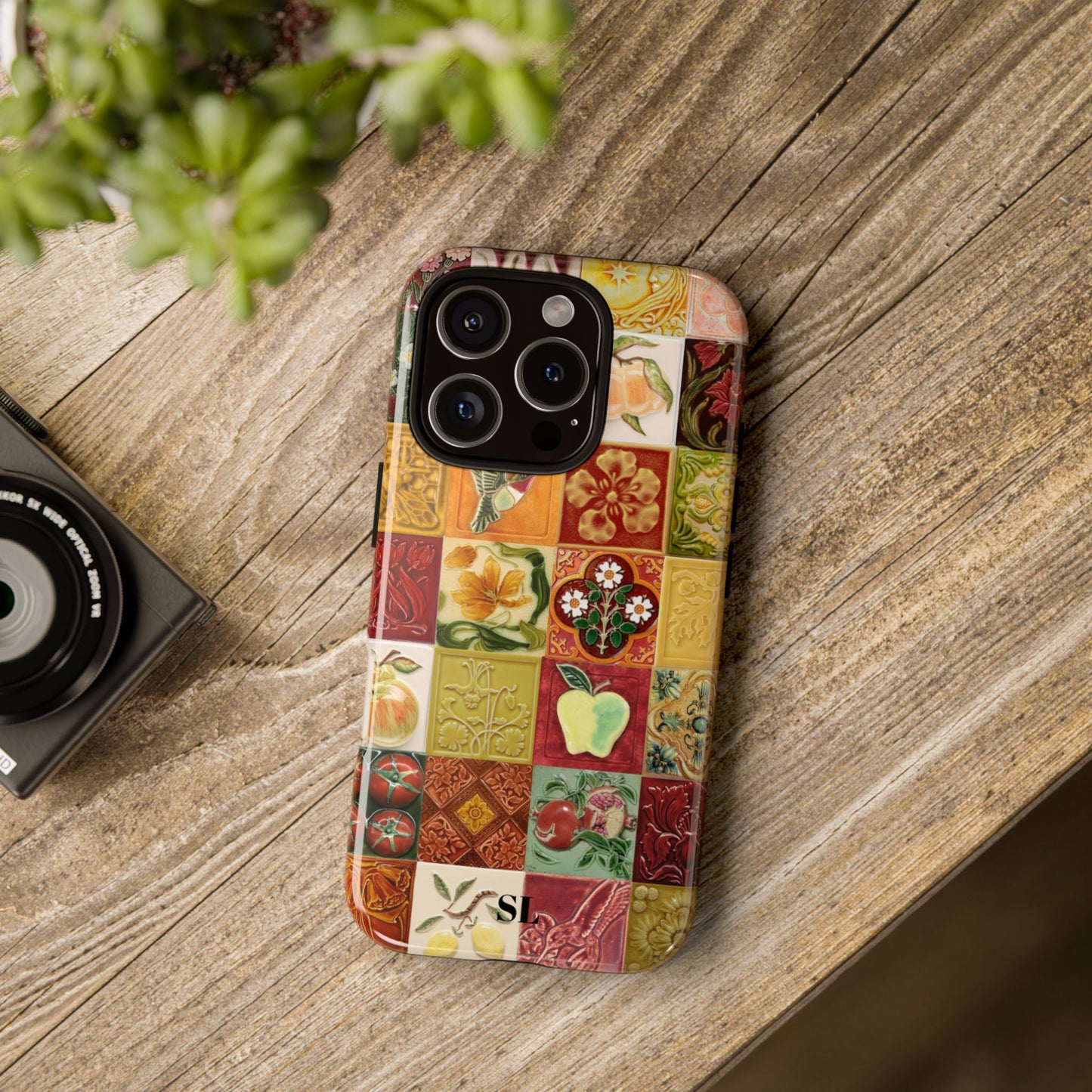 Orchard Mosaic Tiles iPhone Case