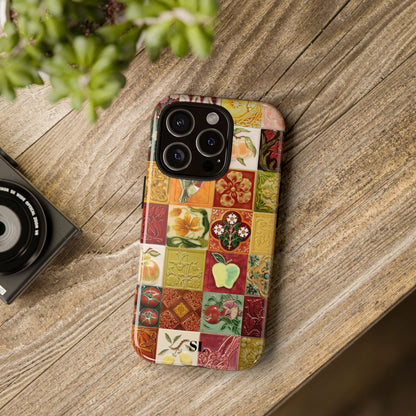 Orchard Mosaic Tiles iPhone Case