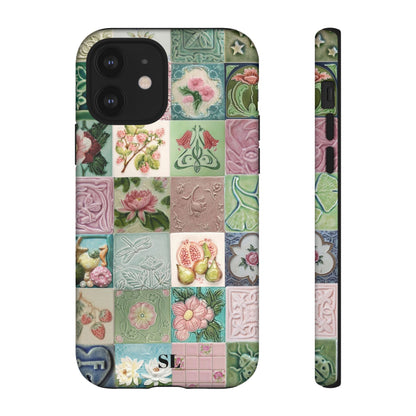 Garden Mosaic Tiles iPhone Case