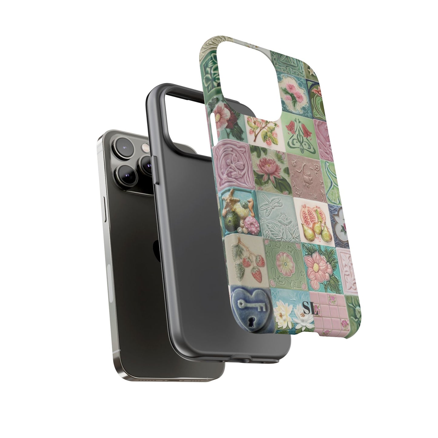 Garden Mosaic Tiles iPhone Case