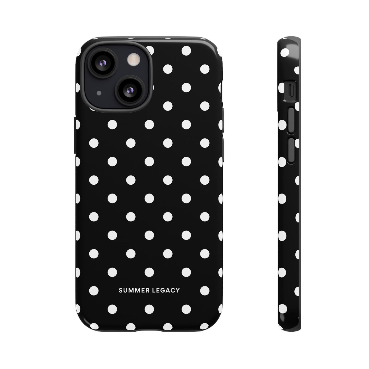 Ebony Polka Dot iPhone Case