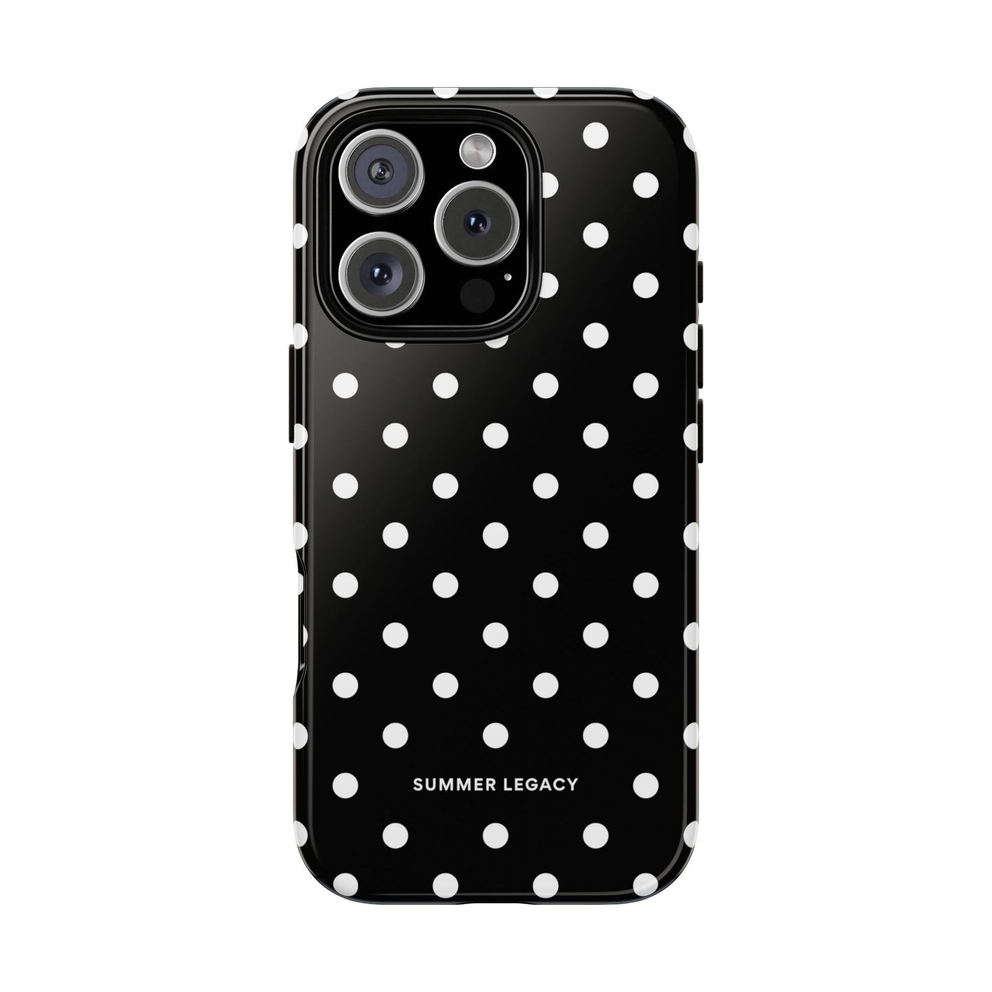 Ebony Polka Dot iPhone Case