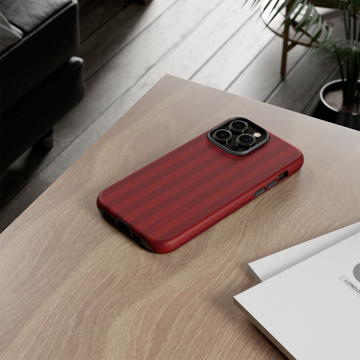 Velvet Stripe iPhone Case