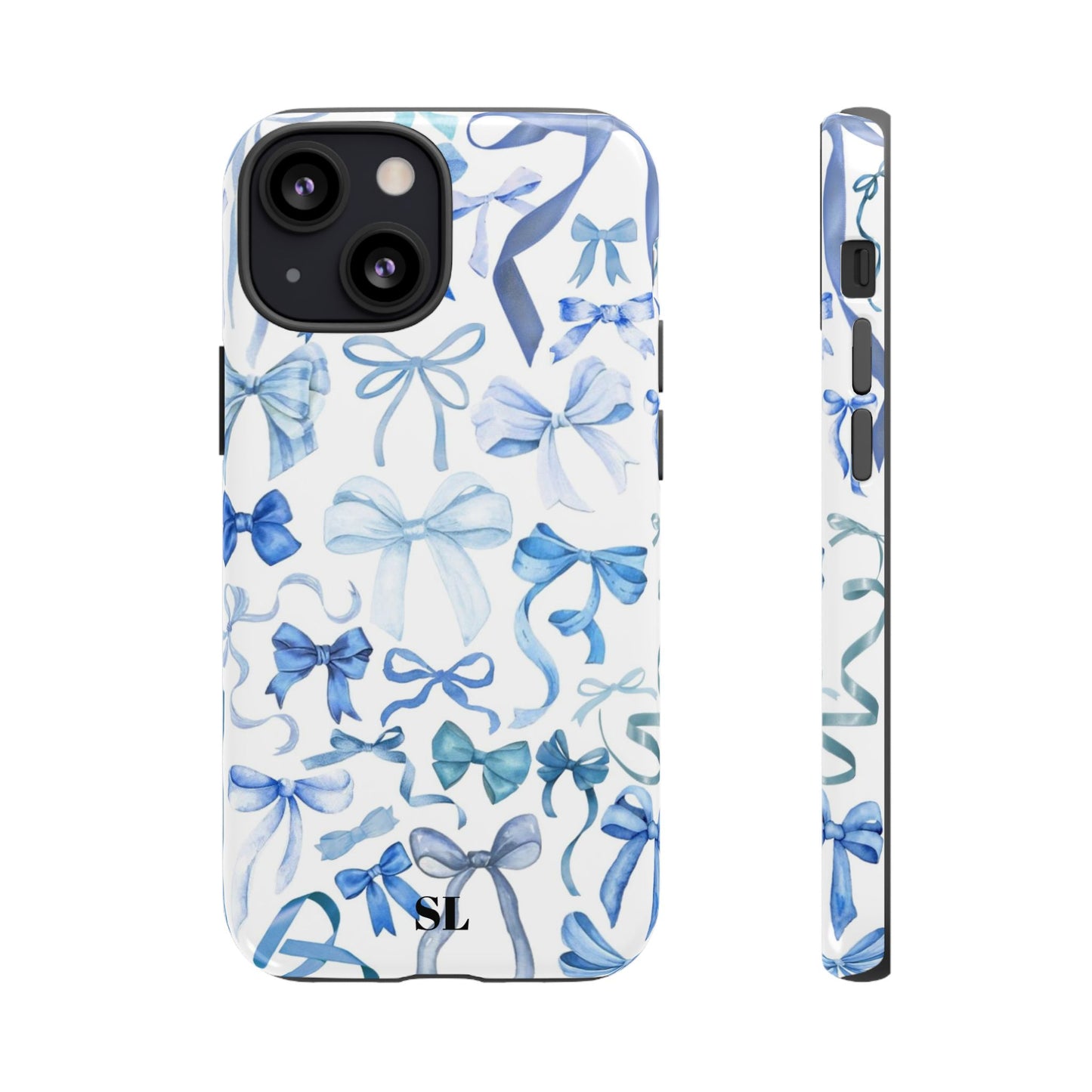 Blue Bows iPhone Case