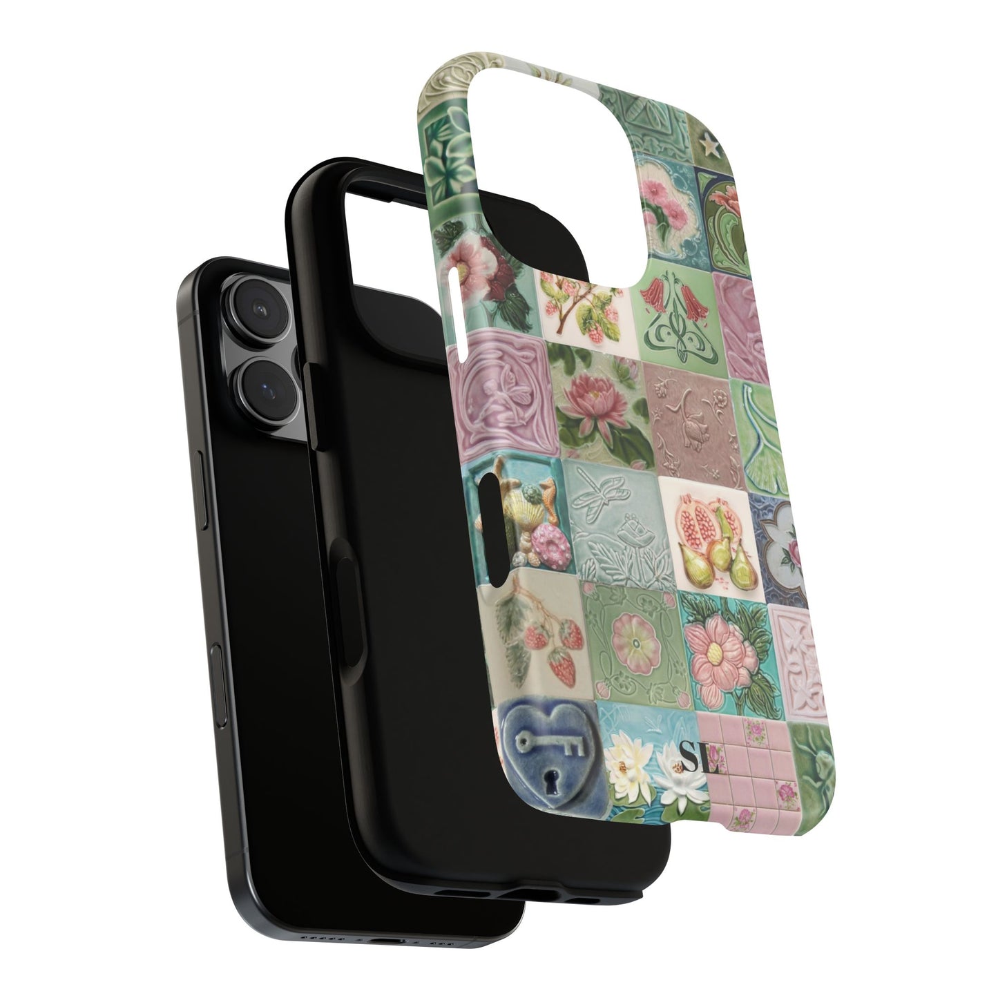 Garden Mosaic Tiles iPhone Case