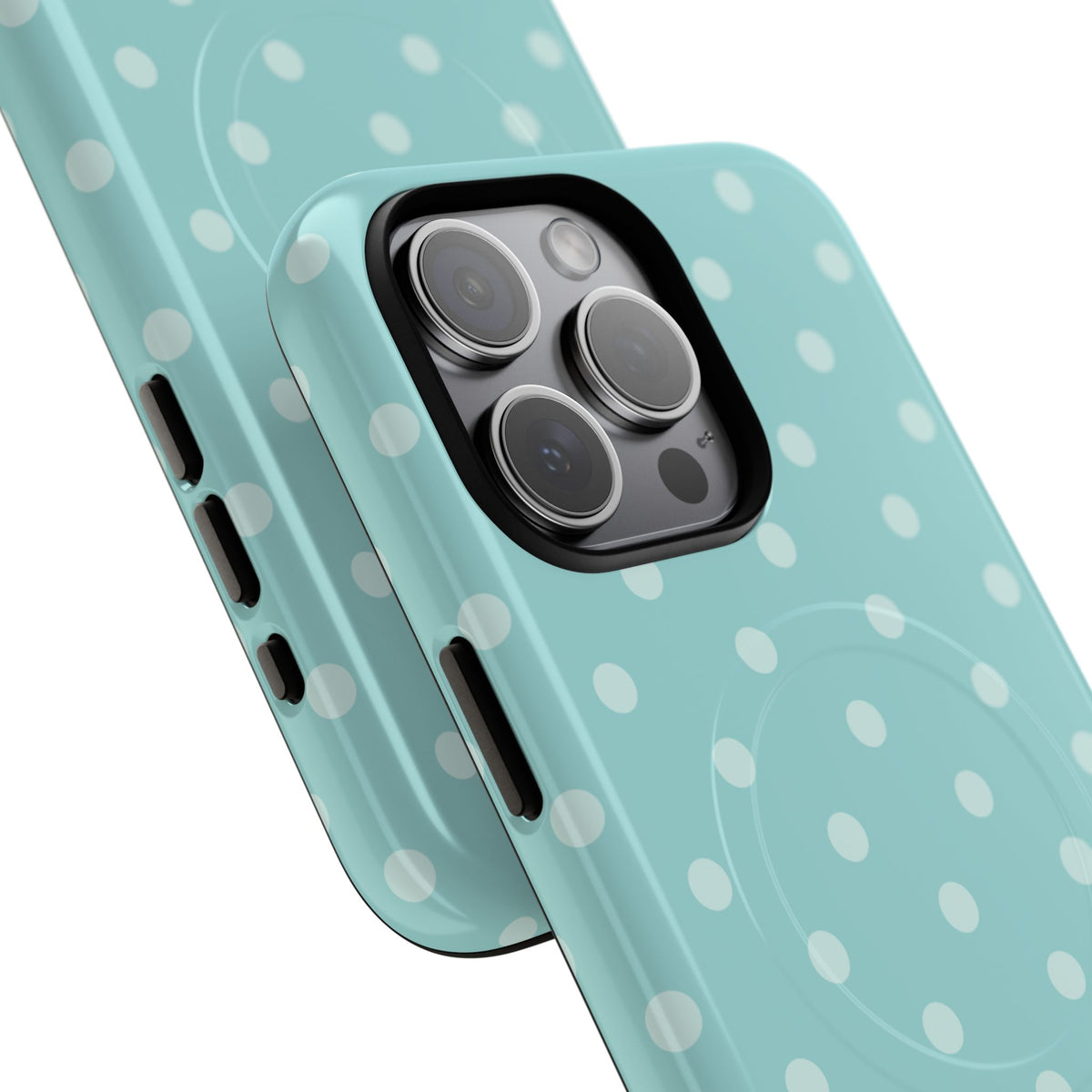 Teal Polka Dot MagSafe Case