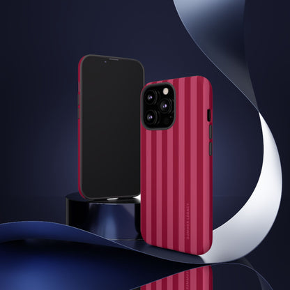 Berry Stripe iPhone Case