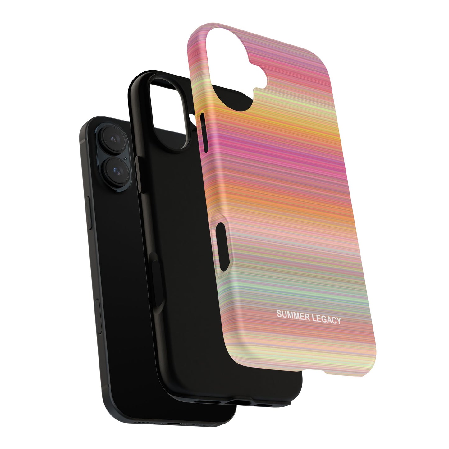 Champagne Ombre Stripe iPhone Case