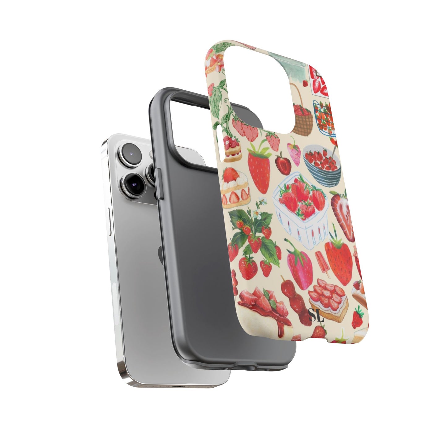 Strawberry Collage iPhone Case