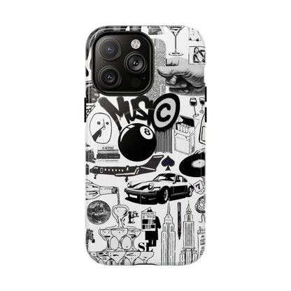 Black and White MagSafe Case