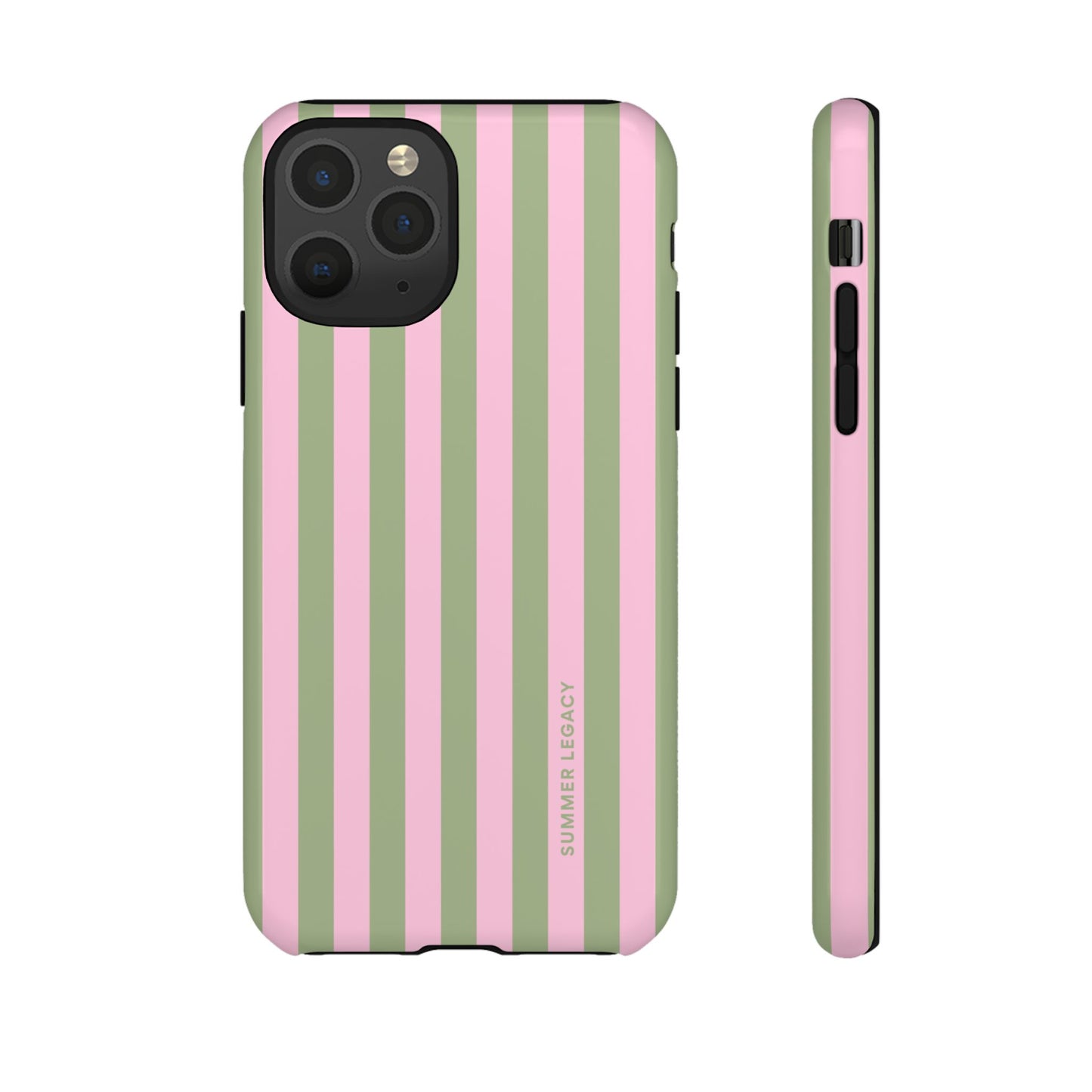 Guava Stripe iPhone Case