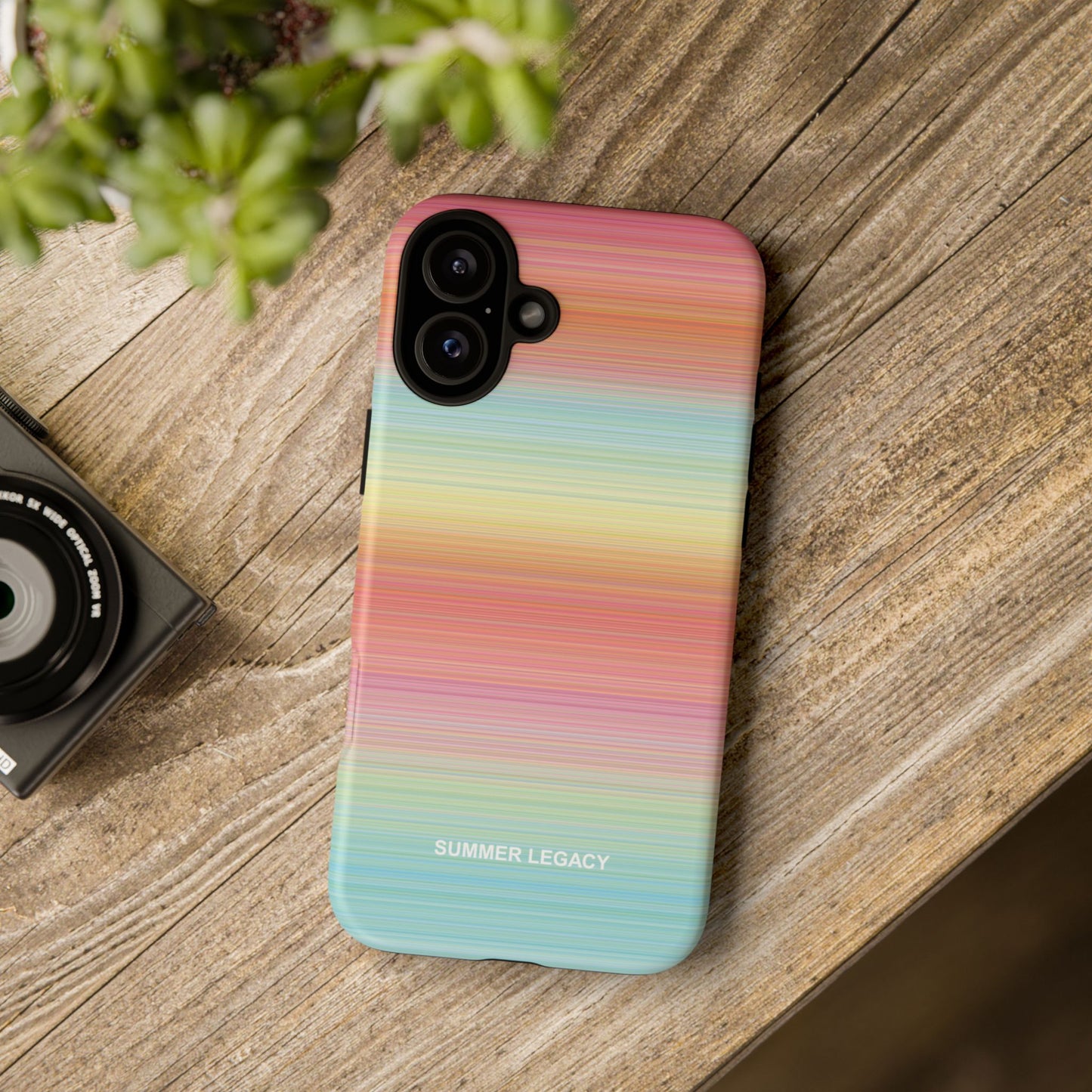 Sunrise Ombre Stripe iPhone Case