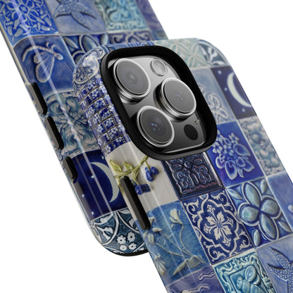 Midnight Mosaic Tiles iPhone Case