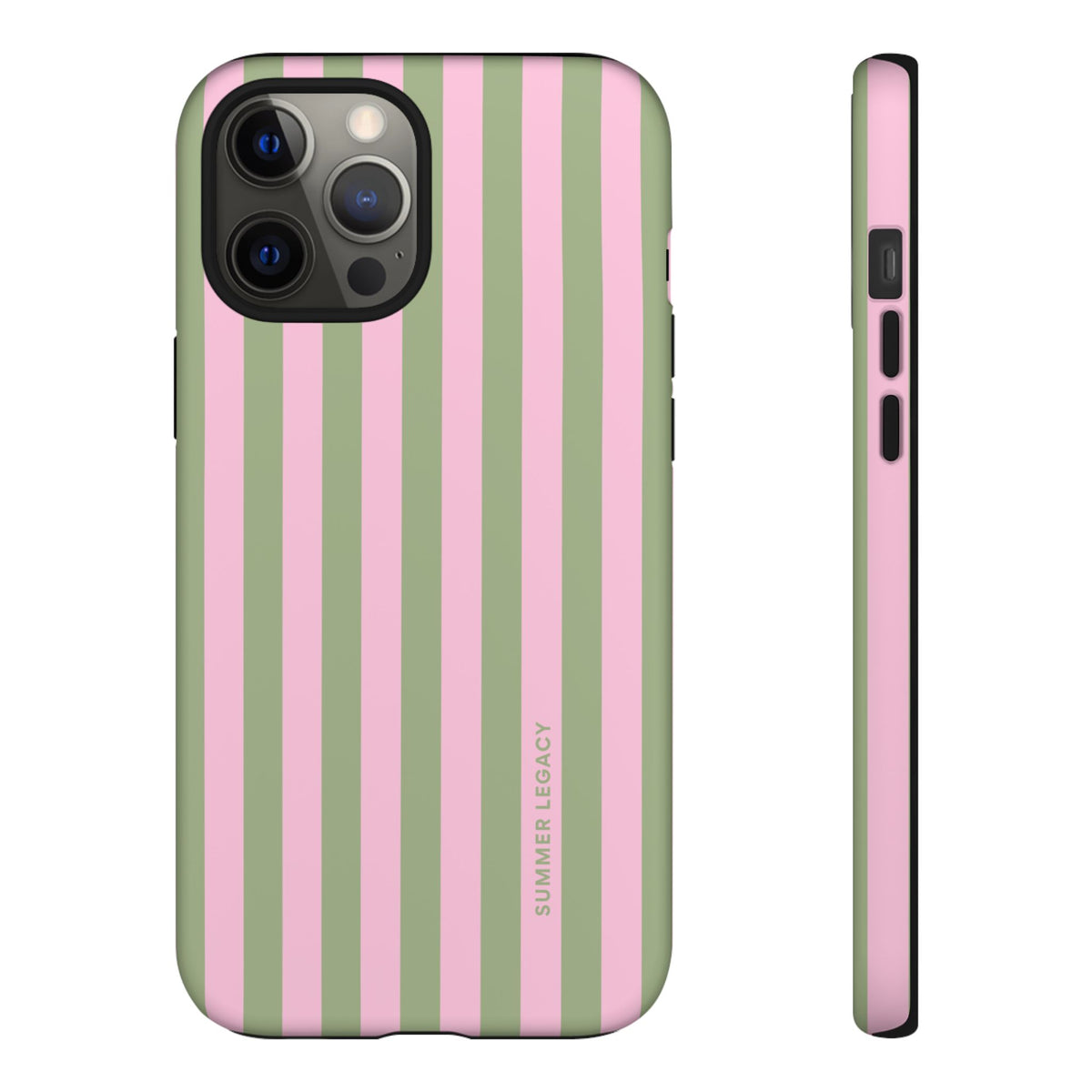 Guava Stripe iPhone Case