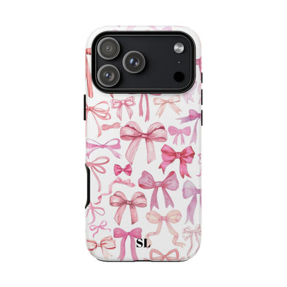 Pink Bows iPhone Case