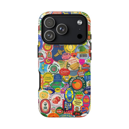 Fruit Stickers iPhone Case
