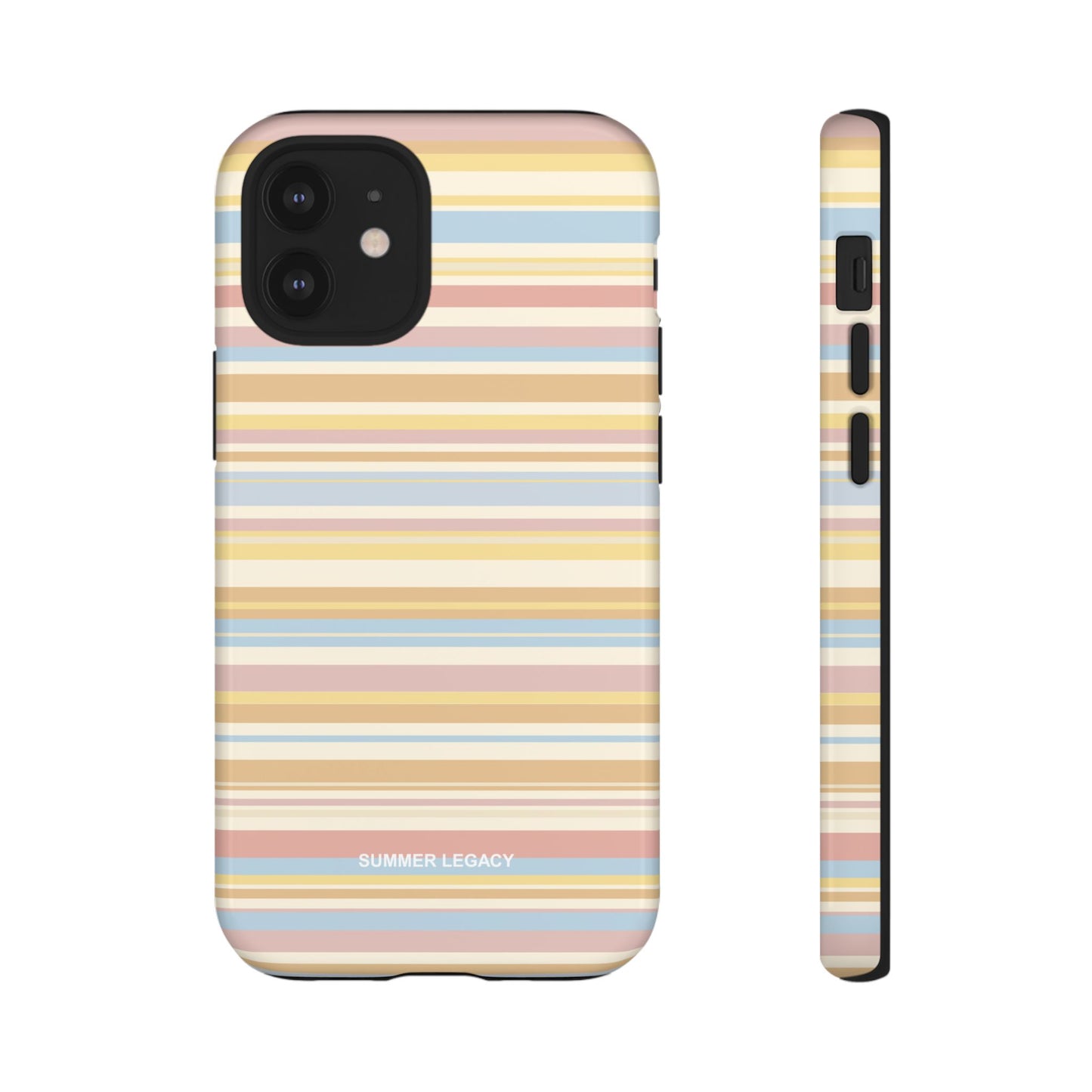 Lychee Multi-stripe iPhone Case