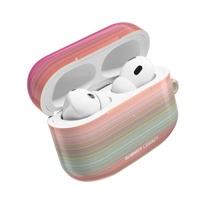 Champagne Ombre Stripe AirPod Case