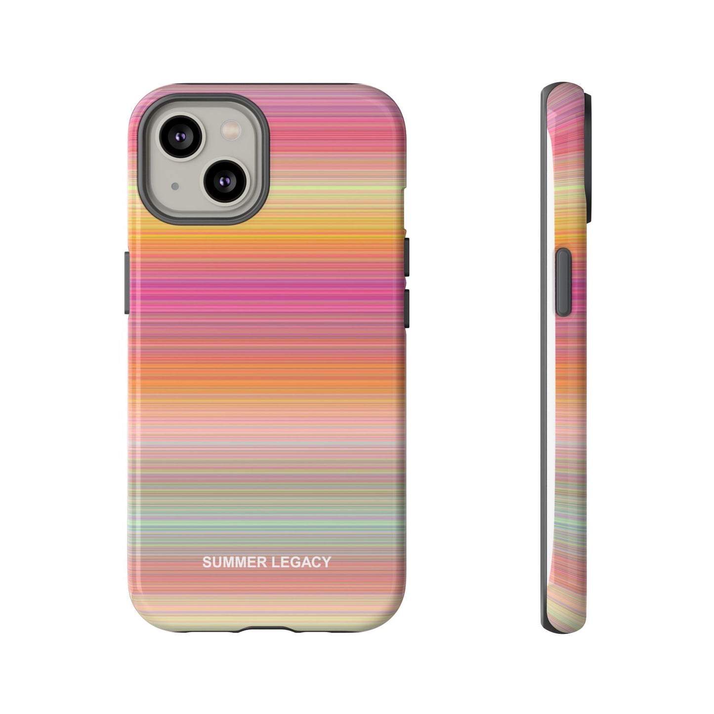 Champagne Ombre Stripe iPhone Case