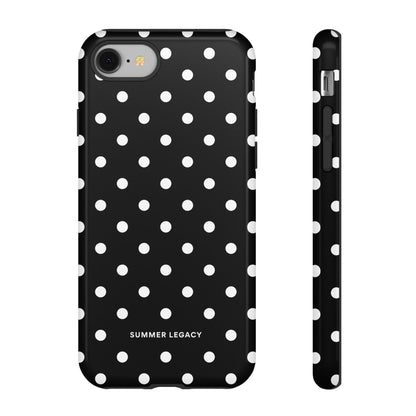 Ebony Polka Dot iPhone Case
