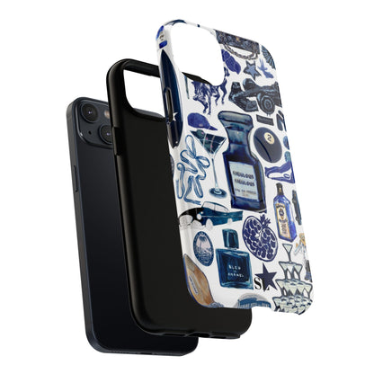 Navy Blue Collage MagSafe Case