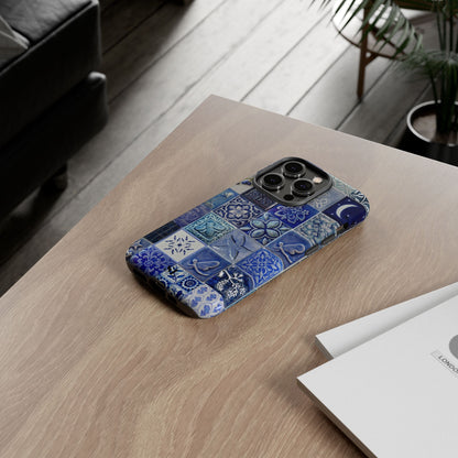 Midnight Mosaic Tiles iPhone Case
