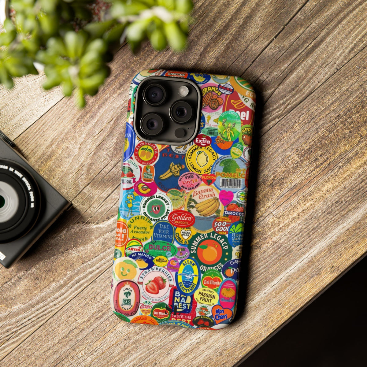 Fruit Stickers iPhone Case