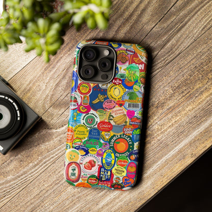 Fruit Stickers iPhone Case
