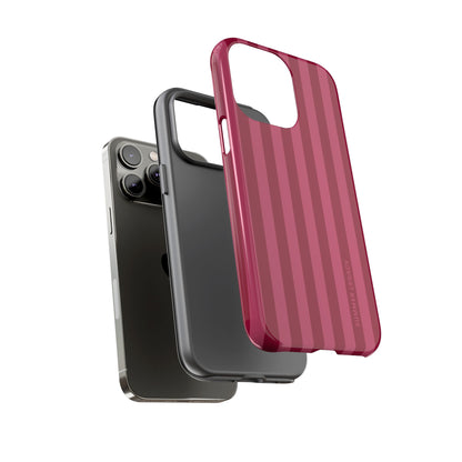 Berry Stripe iPhone Case