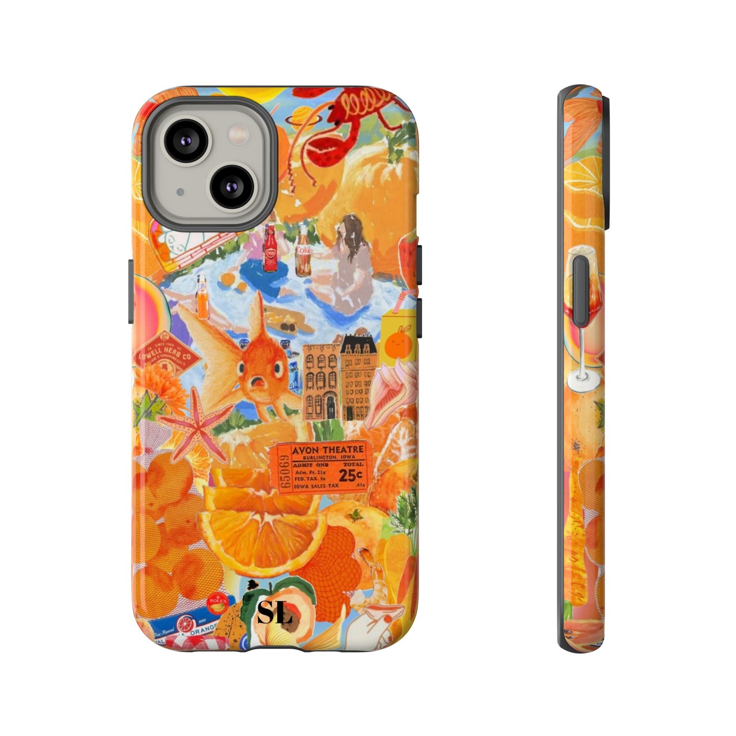 Orange Goldfish iPhone Case