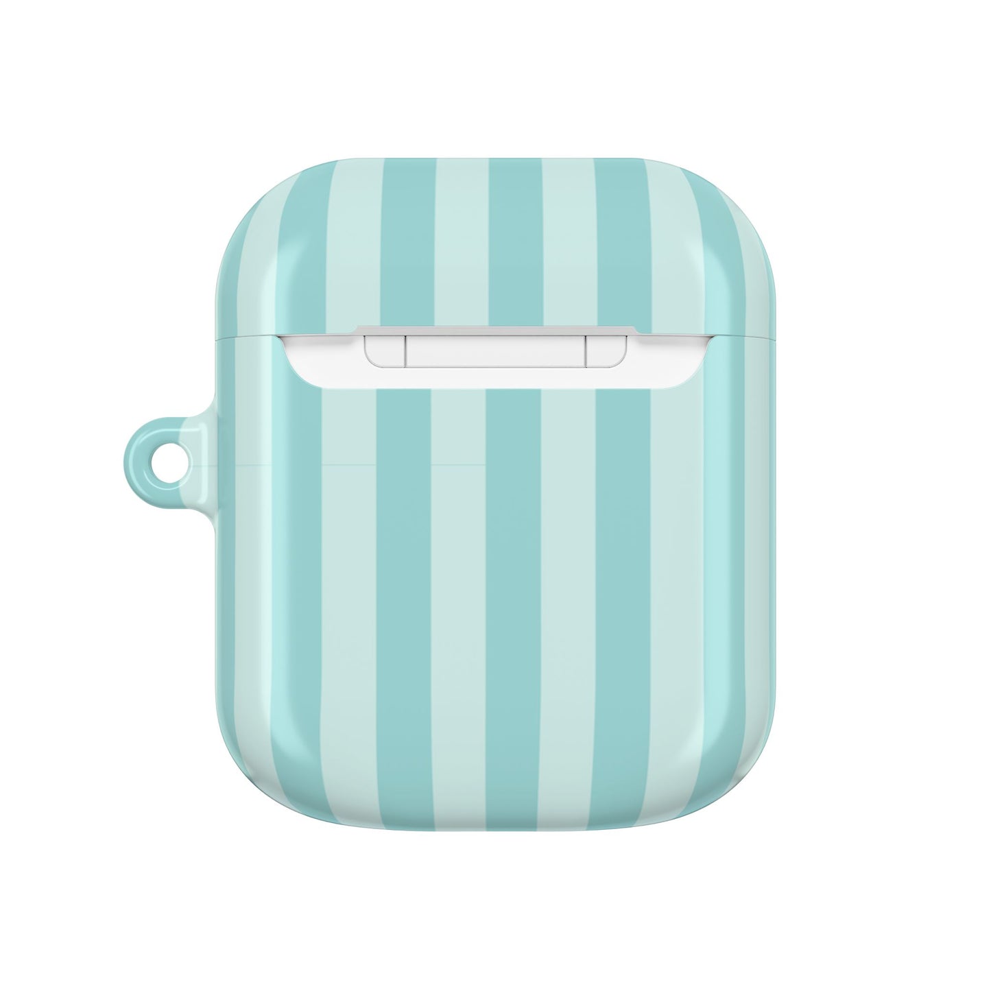 Teal Stripe AirPod Case