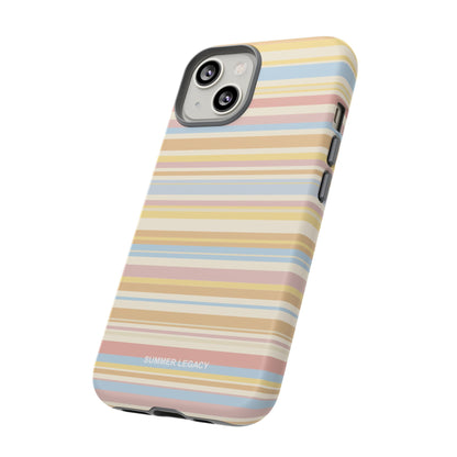 Lychee Multi-stripe iPhone Case
