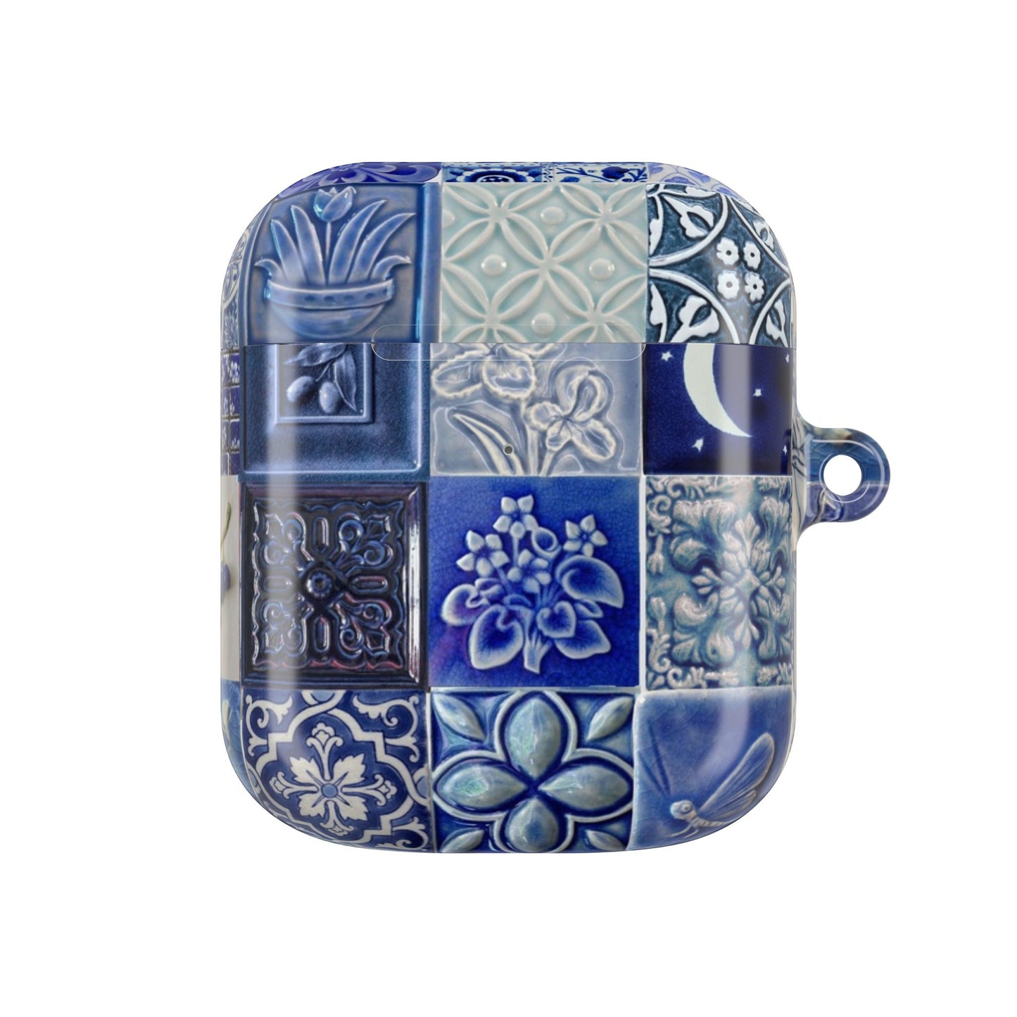 Midnight Mosaic Tiles AirPod Case