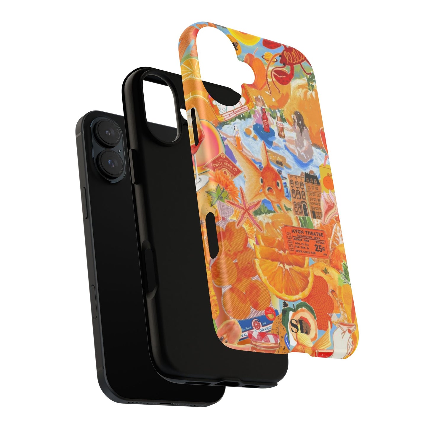 Orange Goldfish iPhone Case