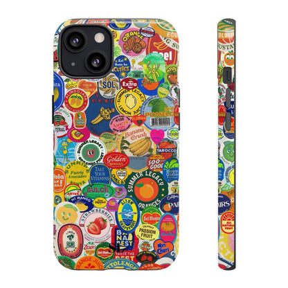 Fruit Stickers iPhone Case