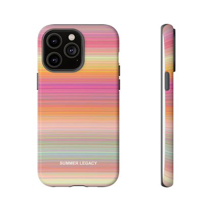 Champagne Ombre Stripe iPhone Case