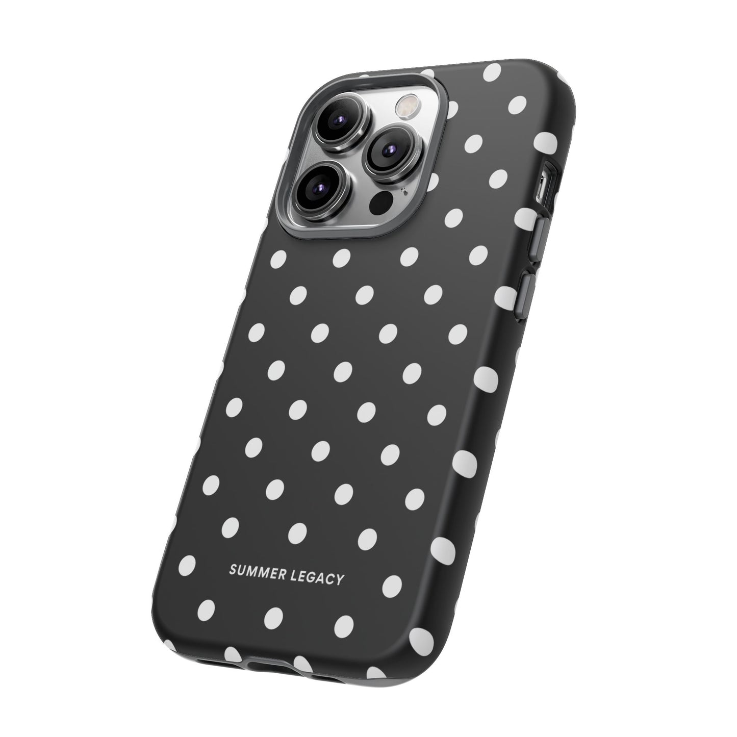 Ebony Polka Dot iPhone Case