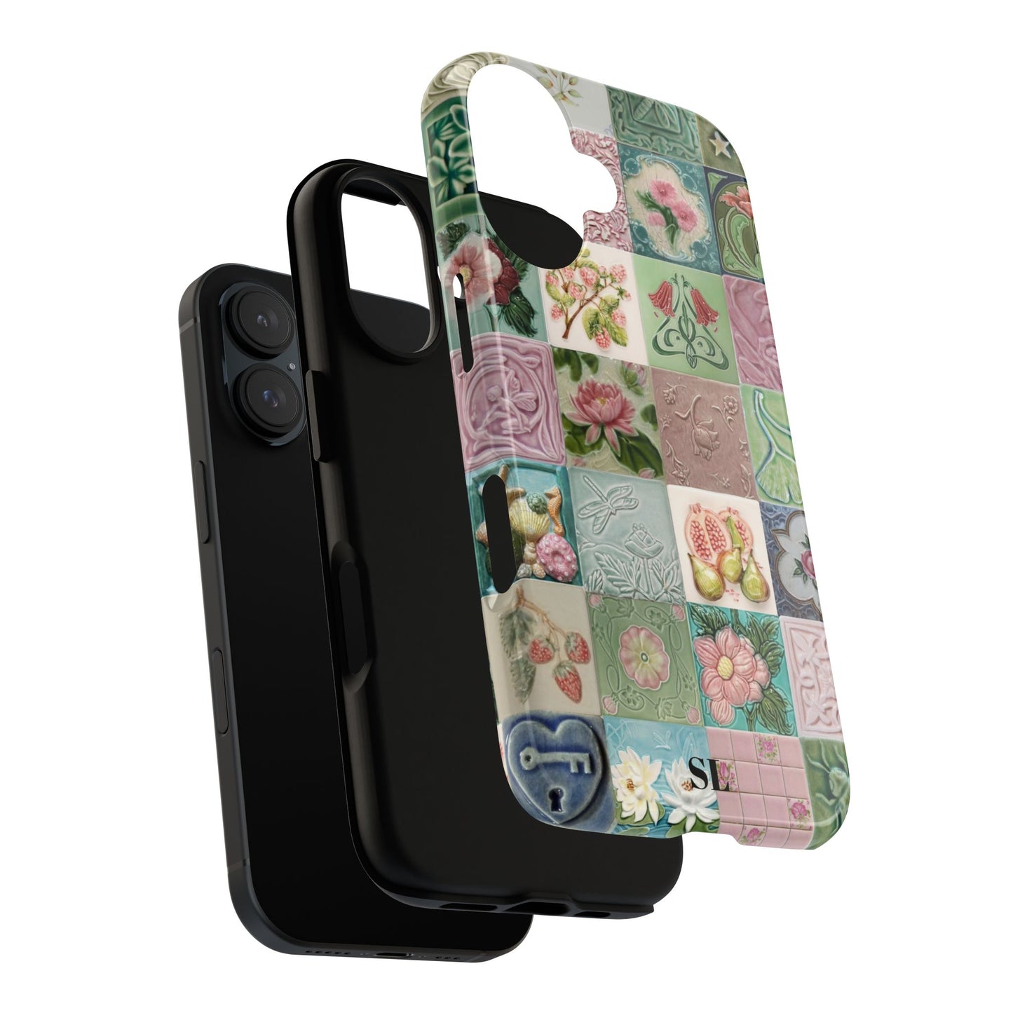 Garden Mosaic Tiles iPhone Case