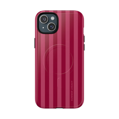 Berry Stripe MagSafe Case