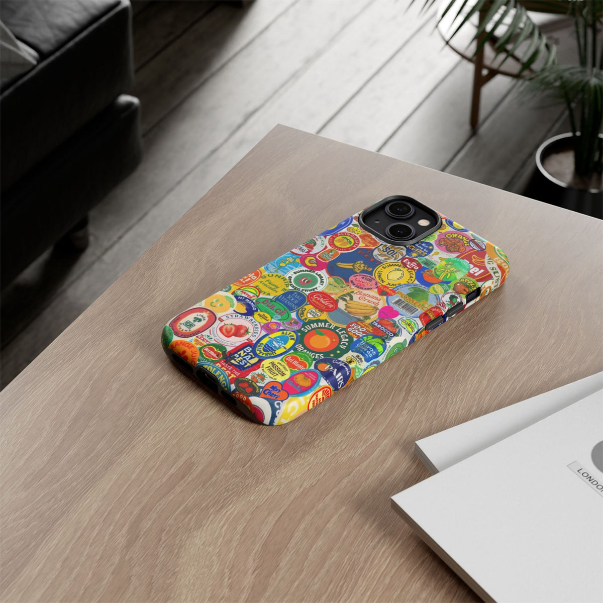 Fruit Stickers iPhone Case
