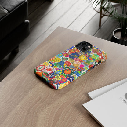 Fruit Stickers iPhone Case