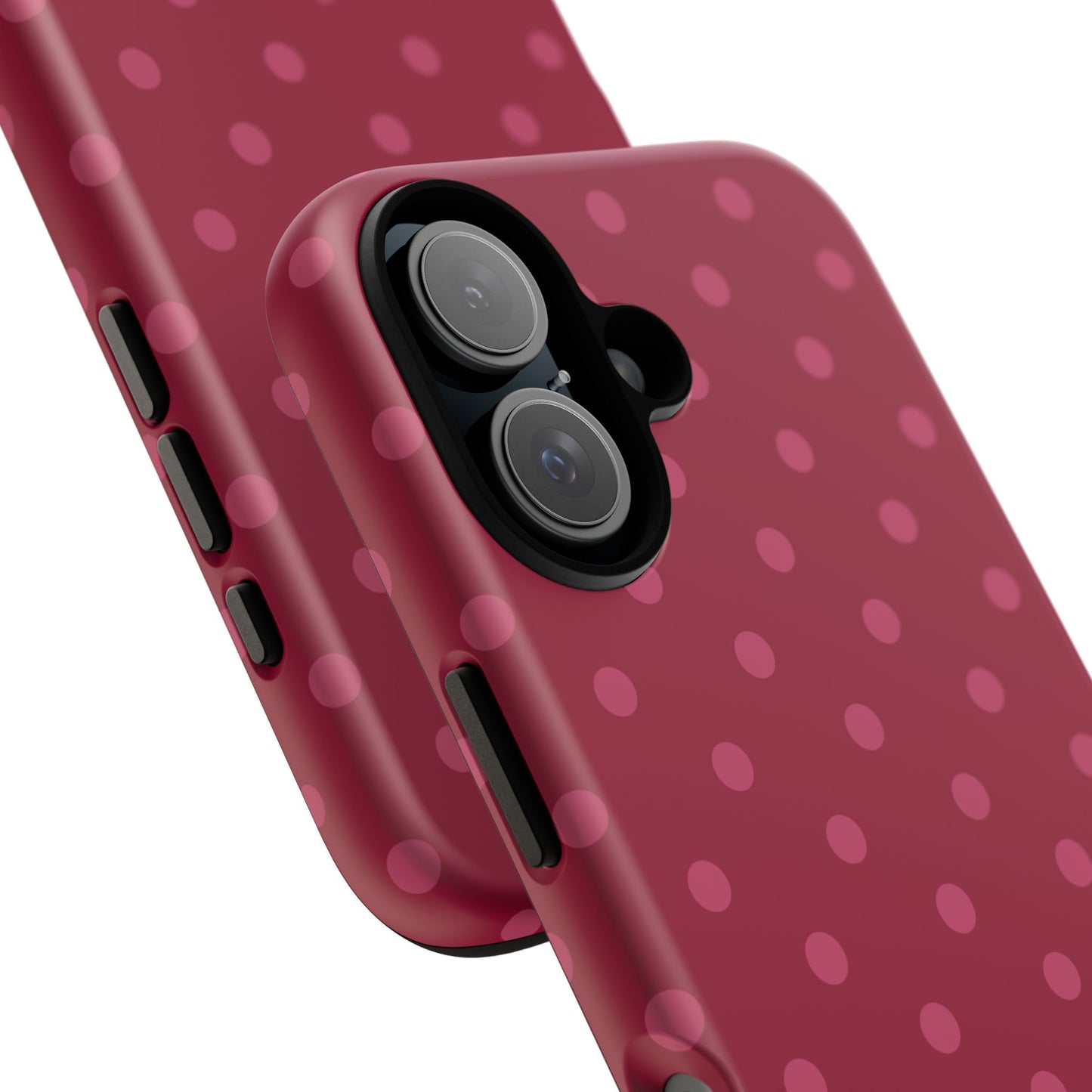 Berry Polka Dot iPhone Case