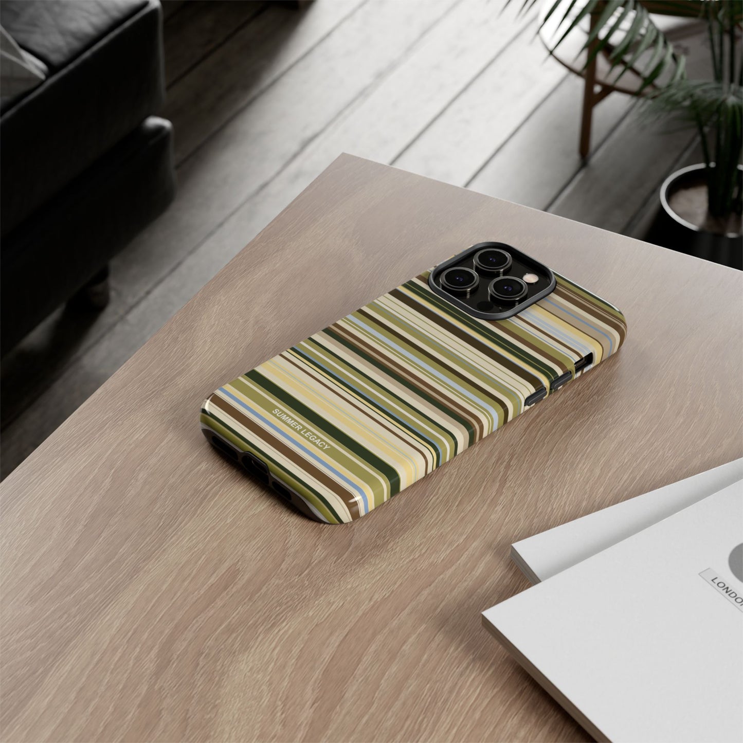 Palm Multi-stripe iPhone Case