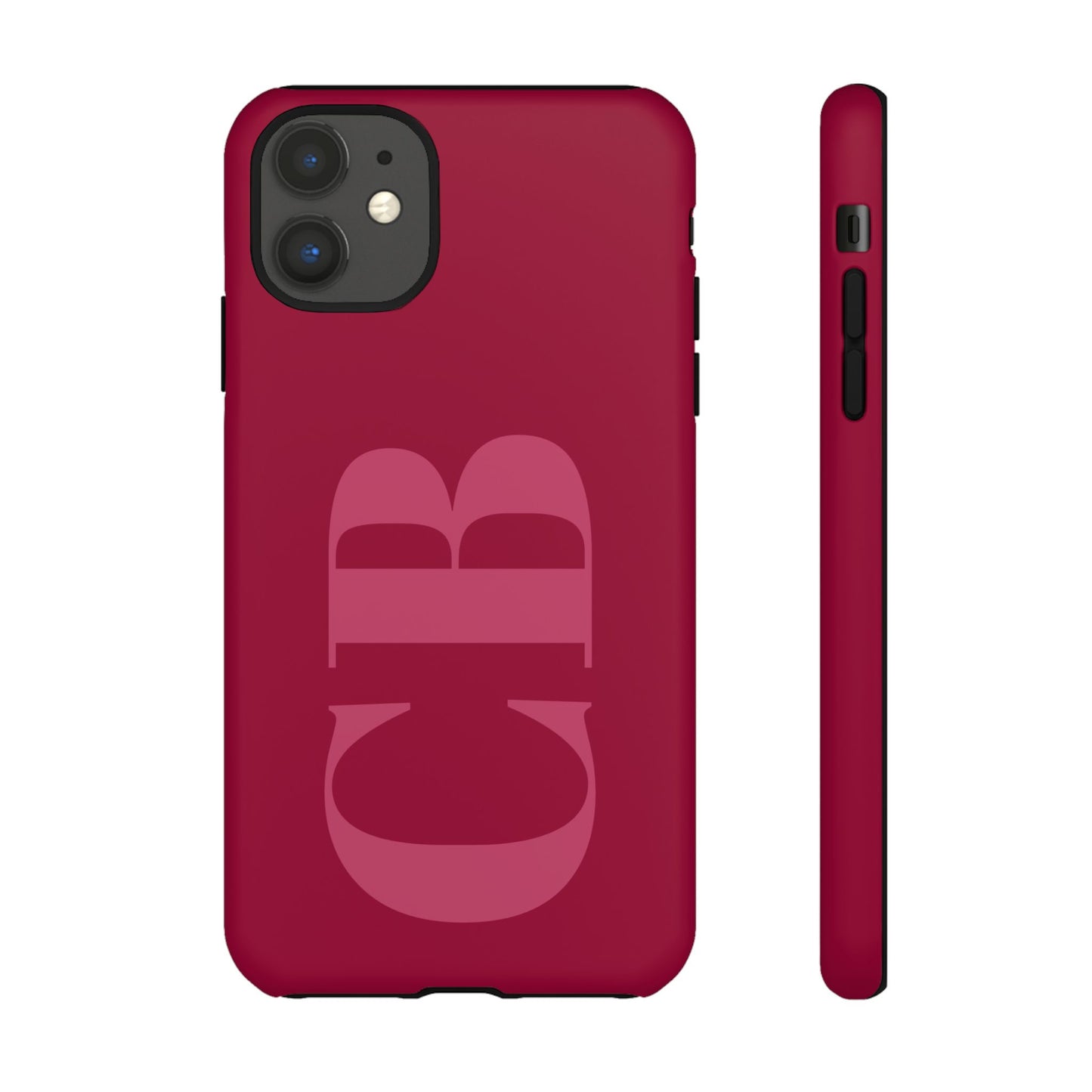 Berry Custom Initial iPhone Case